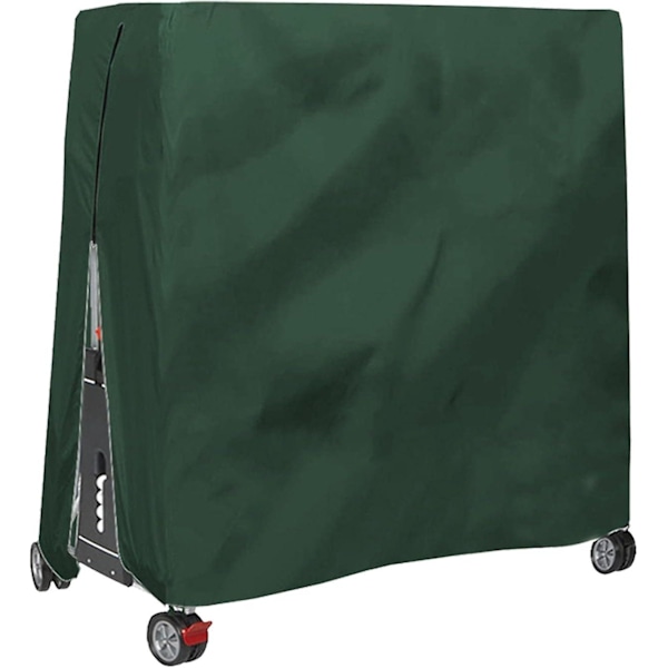 210D Vattentätt Skydd för Pingisbord för Inom- och Utomhusbruk - Grön, 65x28x73in/ 165x70x185cm