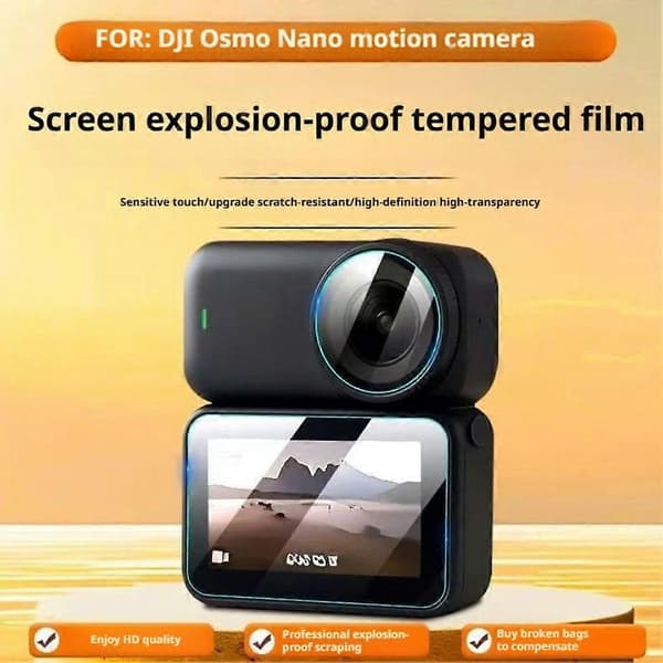 Suitable for Dji Dji Osmonano Panoramic Camera Screen Protector Skärmfilm