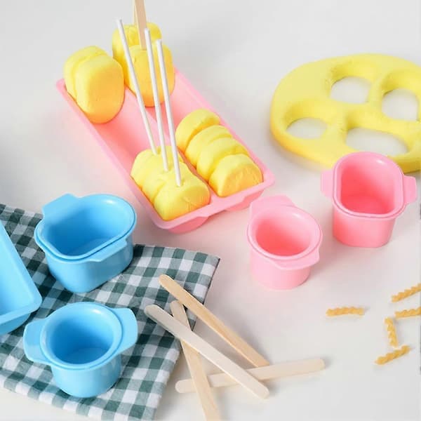 Cake Pop Making Kit 8 delar - Silikonformar Stativ Tillbehör Komplett Set blue 8 piece set