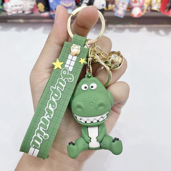 Toy Story Avaimenperä Anime Sarjakuva Buzz Lightyear Woody Monster Mike Silikoni Avaimenperä Riipus 6