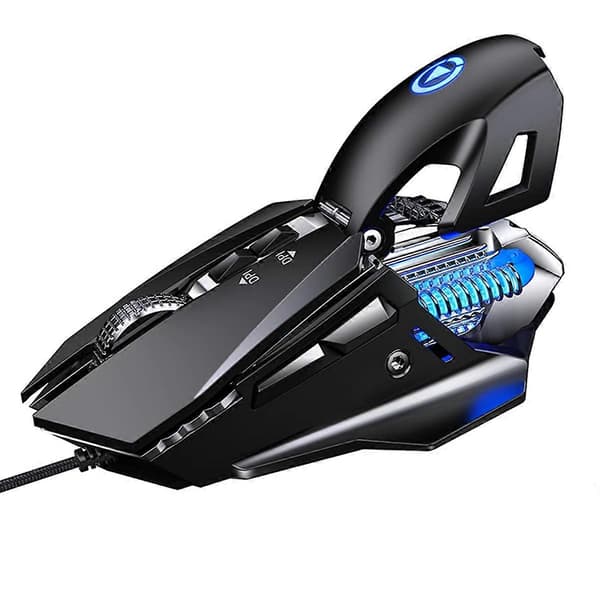 G10 USB Kablet Makroprogrammering Gaming Mus Svart