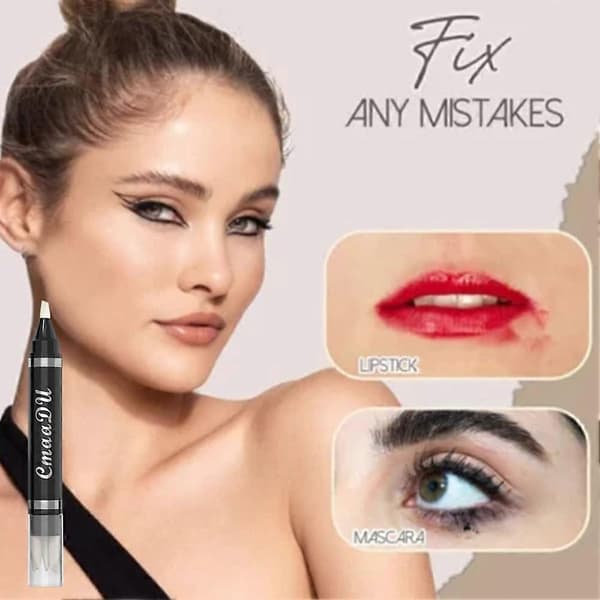 Makeupfjernerpen til eyeliner og læbekorrektion Præcisionsspids