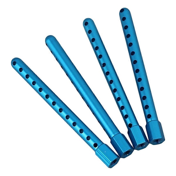 4 stk. 102037 Blå Aluminium RC 1:10 Legering Karosserifeste for Oppgradering av Veiracerbil