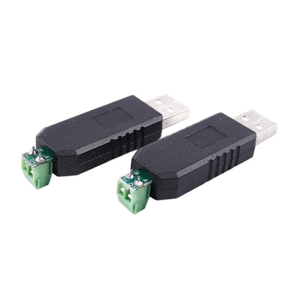 2x Pc Usb Til Rs485 -485 Interface Konverter Seriel Adapter Kompatibel + Plc