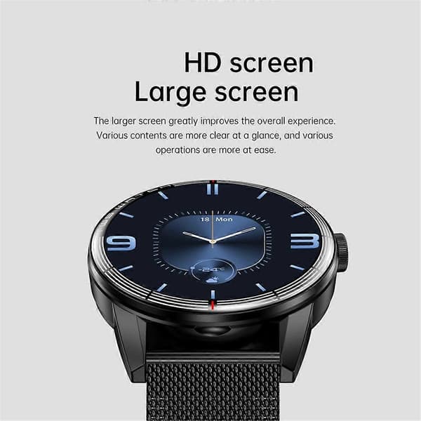 Vandtæt Bluetooth Øretelefon Smartwatch 2 i 1 B