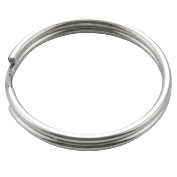 60 stk. 20 mm udvendig diameter Universal Split nøgleringe nøglekædeholdere
