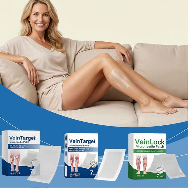 Vein Target Microneedle Patch för åderbråck, Avancerad åderbråcksbehandling för ben, Målriktade åderbråcksplåster B