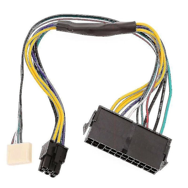 30 cm ATX Huvud 24-pin Till 6-pin PSU Strömadapterkabel 18AWG För HP Z220 Z230