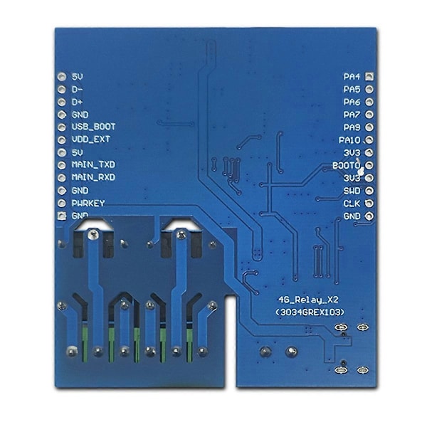 DC 5V STM32 4G Nätverksansluten Dubbelriktad Relä Reläutvecklingskort Inbyggd AIR780E Modul I/O Port STM3