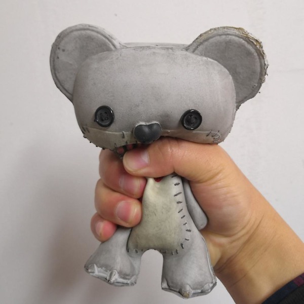Halloween Teddy Zombie Julebjørn Udød Lik Dukke - Blodig Råtten Skummel Halloween Horror Prop Dekorasjon Høy Kvalitet