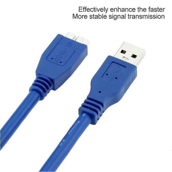 30cm/100cm USB 3.0 A han til Micro B kabel til mobil harddisk HDD FAO 0.3m