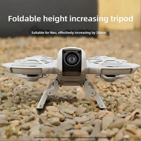 Vikbart drönarlandningsställ, höjande stativ för DJI Neo