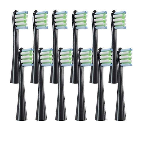 12 kpl Vaihtoharjaspäitä X Pro/ Z1/ F1/ One/ Air 2 /se -malleille, pehmeät syväpuhdistavat suuttimet, A