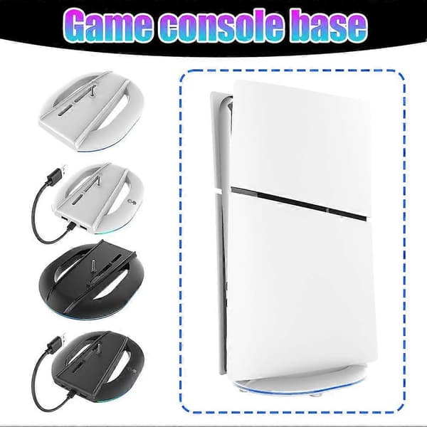 För Ps5 Pro/Slim Konsol Halkfri Basfäste Speltillbehör black Regular