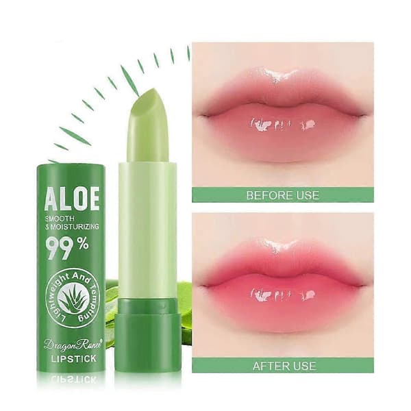 Dragon Ranee Aloe Vera Læbestift 3,5g Farveskiftende Termokromisk