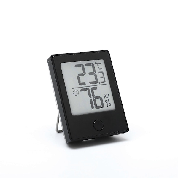 Bärbar Termometer och Hygrometer för Inomhusbruk, Digital Hushållstermometer, Inomhustermometer Inomhus-hygrometer, Bekväm Display, Lämplig för Barnkammare