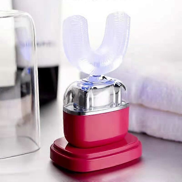 Elektrisk Tandborste Intelligent Sonic U-Cleaner Röd