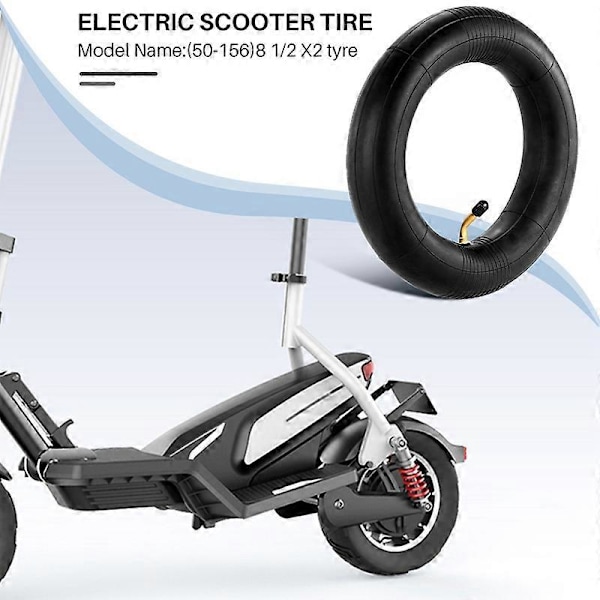 2 st Elscooter Däck 8,5 Tum Innerslang Kamera 8 1/2X2 för M365 Spin Bird Elektrisk Skateboard