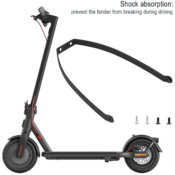 Fäste för 4 Mi4 Pro Elsparkcykel Bakhjul Stänkskärm Fäste med Skruvar Ersättning
