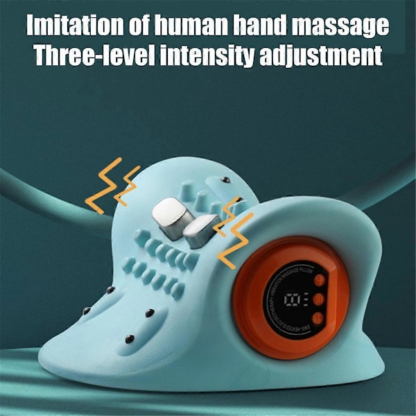 Ny terapeutisk nackmassage, elektrisk 4D med värme