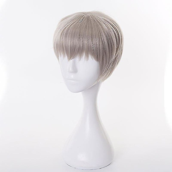 Anime Jujutsu Kaisen Cosplay-peruukki Toge Inumaki hopeanharmaa Sh