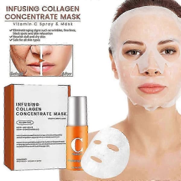 3-pack kollagen anti-aging mask
