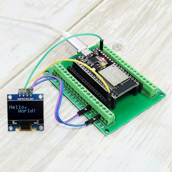 4 stk. ESP32 Breakout Board GPIO 1 til 2 for 38-bens smal version ESP32 ESP-WROOM-32 Mikrocontroller
