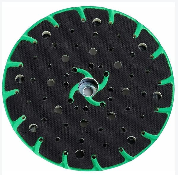 150 mm slipeplate med støvavsug