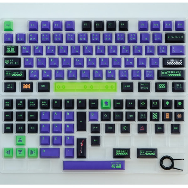 129 tangenter Cherry profil PBT keycaps EVA NO.1