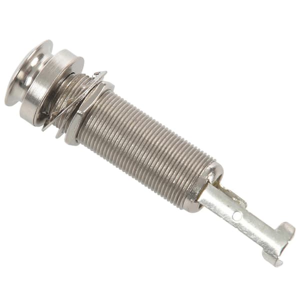 40 st Gitarr Pickup Endpin Utgång Jack Nickel Remlås Krom