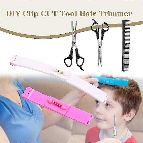 2 st Hårklippningsverktyg Professionell Hårklippningsverktyg för Hemmabruk DIY Hårtrimmer Stylingkit för Lager Lugg Bob Frisyrer Toppar Kluvna Toppar
