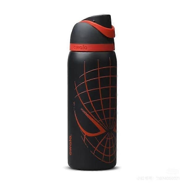 Owala Freesip 24/32oz Vandflaske Rustfrit Stål Sort Spider Man 32oz