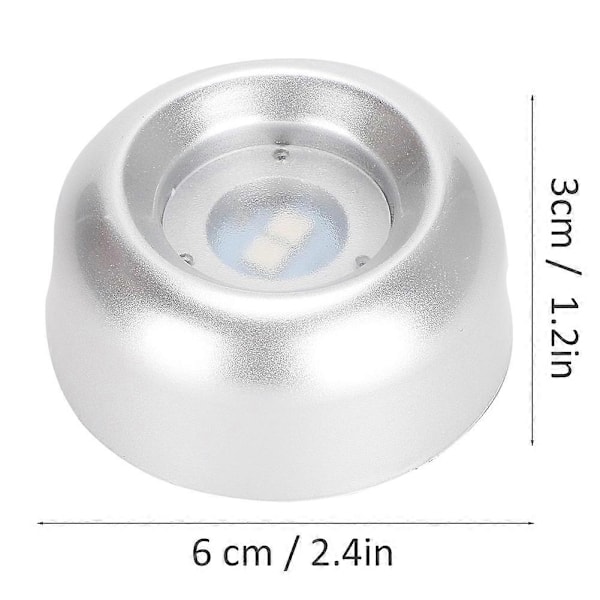 LED Lysbase Sølv Elf Farverig Lampe Lysende Holder Krystal Kugle Display Stand