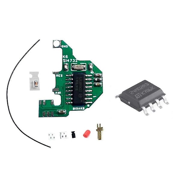 Si4732 Modifikationsmodul og Krystaloscillator+2m Udvidelseschip Fpc Til Uvk5/k6 Dobbelt Antenne Løsning
