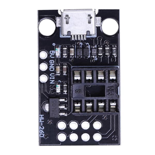 Utvecklingsprogrammeringskort för ATtiny13A/ATtiny25/ATtiny45/ATtiny85