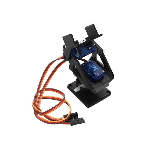 1 Sett Dobbel Akse Servo Gimbal Anti-Vibrasjons Kamera Plattform Feste PTZ Pan/Tilt med 2 stk 9G Servo fo