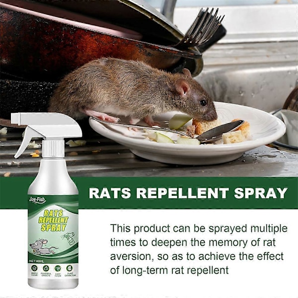Pepparmynta Avskräckande Medel Mot Möss Musskrämma Spray Natural Armor Rodent Shield Trigger Spruta Hushållstillbehör