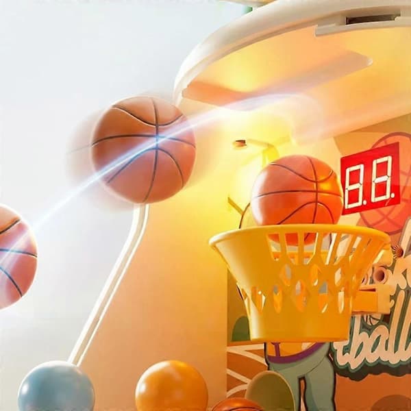 Basketmaskin Leksak Myntdriven Barn Skrivbordsinteraktion Bear