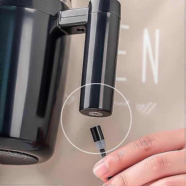 Oppgrader Selv-Rørende Krus, Oppladbar Auto Magnetisk Krus Automatisk Magnetisk Rører Kaffekopp Rustfritt Stål Selv-Rørende Kaffekopp for Kaffe