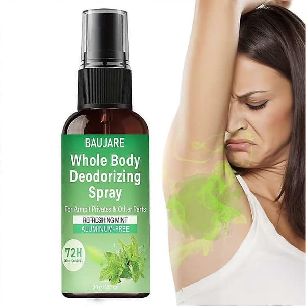 Mint kroppsdeodorantspray - 30 ml aluminiumsfri