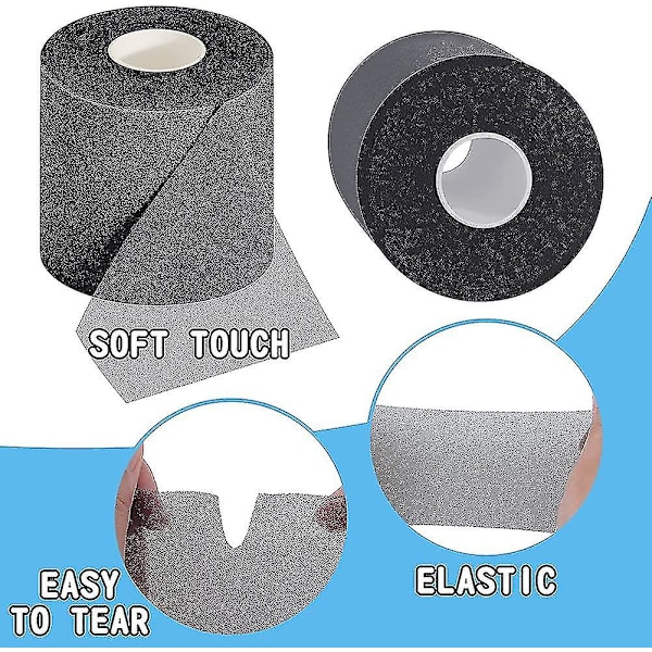 3 Stykker Skum Underwrap Sports Pre-wrap Atletisk Tape, 7 cm x 25 meter