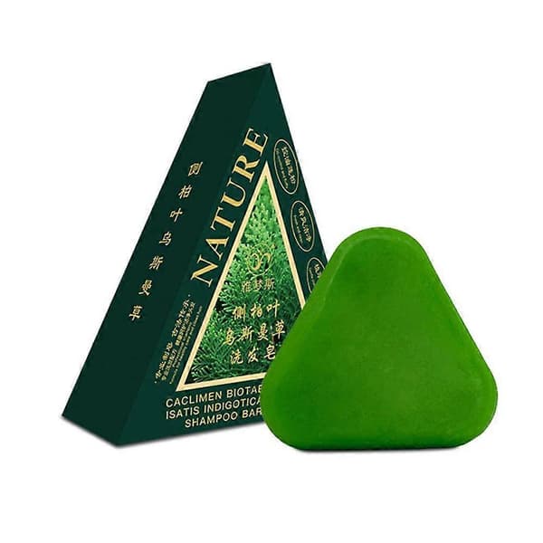 Usman Cypress Leaf Shampoo Bar - Urtebaseret fast sæbe mod hårtab