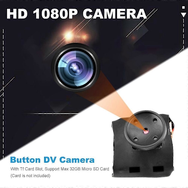 Napin Muotoinen 720P Mini Kamera Video Äänen Tallennus DVR Cam Tukee Muistikorttia