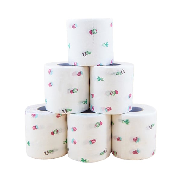 Toalettpapper med Jultomte för Badrum, Juldekorationer, Julmaterial, Papper C Q