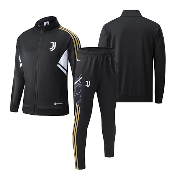 2324 Jalkapalloharjoitteluasu Pitkähihainen Aikuisten Pystykaulus Pitkä Vetoketjuasu Syksy- ja Talvipelipaita Valmistajat Pariisi Argentiina Juventus M [height: 155-165cm]]
