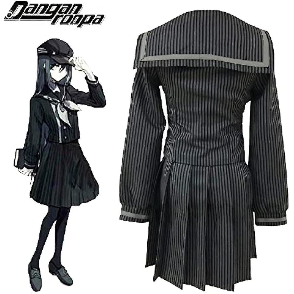 Danganronpa V3 Saihara Shuichi Detective Cosplay -asut Jk Uniform Halloween -asut naisille Anime hame L -asusetti korkealaatuinen XXL