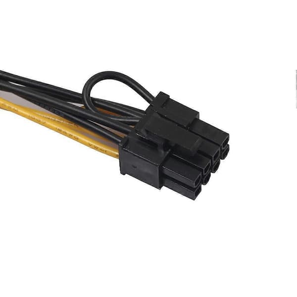 SATA 15 pin Hann til 8 pin 6+2 PCI-Express PCIe Video - Strøm