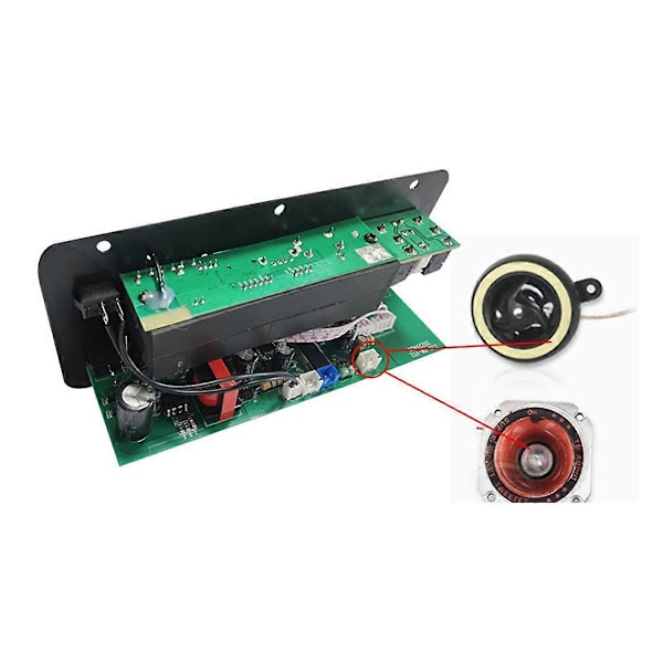 Audio Forsterkerkort 30W Støtte Dobbel Mikrofon Bluetooth Amplificatore Subwoof for 4Ohm Høyttaler 1