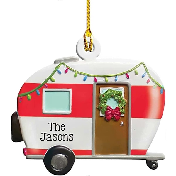 2021 Personlige Juleornamenter, Juletrepynt Hengende Hallmark Juleornamenter, Treanheng Gaver (RV 2-pakning)