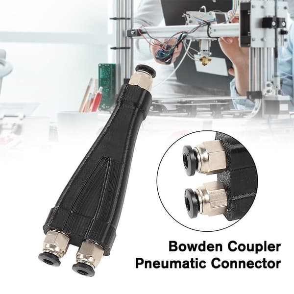 Bowden-kobling pneumatisk konnektor til BambuLab 3D-printer